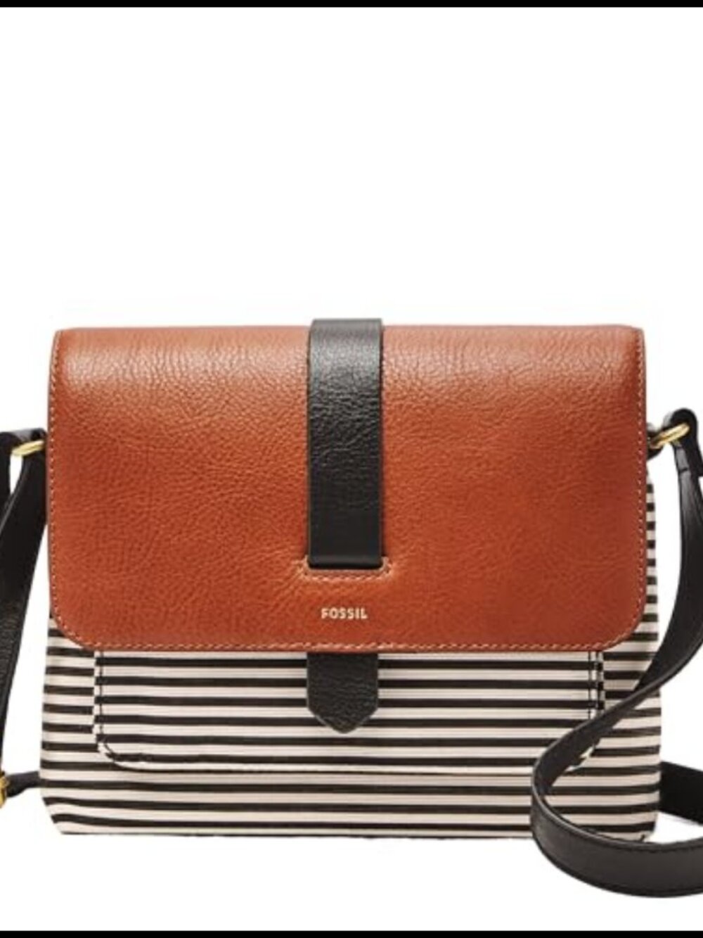 Genuine Leather Crossbody Bag with Adjustable Strap